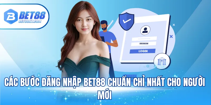 Các bước đăng nhập BET88 chuẩn chỉ nhất cho người mới